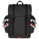Sprayground Τσάντα πλάτης Sharks In Paris WTF Bubbly Black Check Monte Carlo Backpack